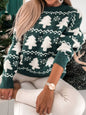 Christmas Tree Round Neck Sweater